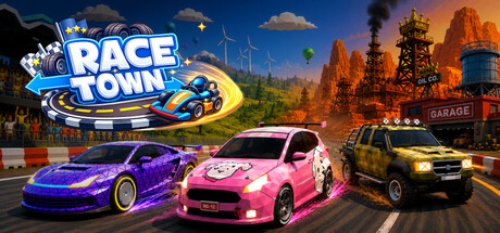 Race Town: Kids and Toddlers Car Racing Game 封面